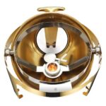 Bouteille ronde à bouchon roulant 6,5 L or – Image 5
