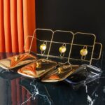 Modèle de table doré 3x1,5L pour buffet chaud