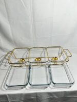 Modèle de table doré 3x1,5L vue finale