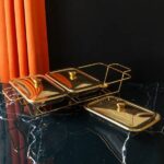 Modèle de table doré 3x1,5L vue ensemble