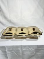 Modèle de table doré 3x1,5L vue ouverte