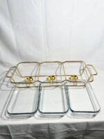 Modèle de table doré 3x1,5L vue complète