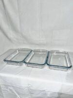 Modèle de table argenté 3x1,5L vue de côté